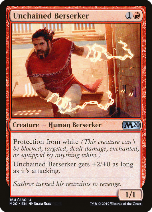 Unchained Berserker (M20-164)  Foil