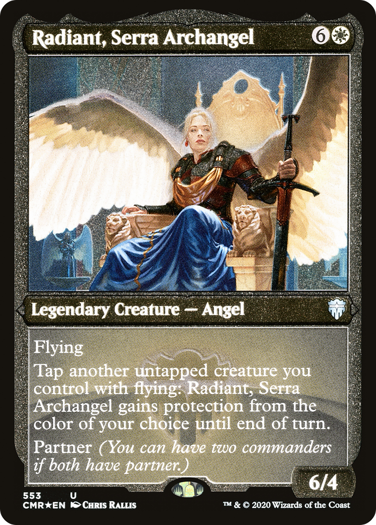 Radiant, Serra Archangel (Foil Etched) (CMR-553)  Foil