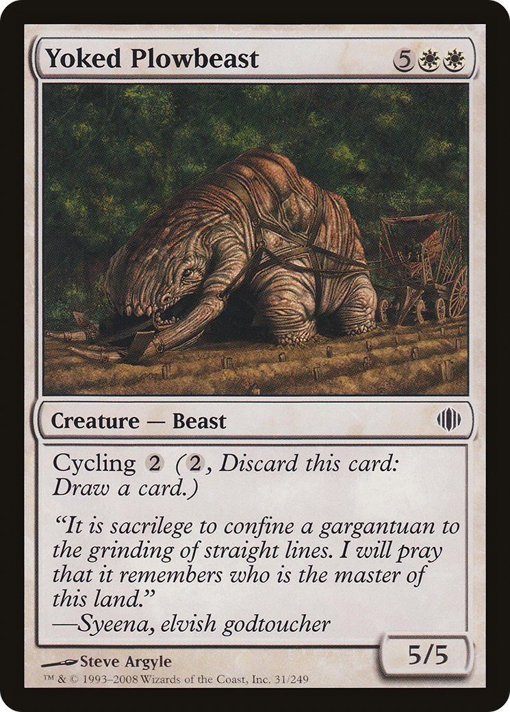 Yoked Plowbeast (ALA-031)  Foil