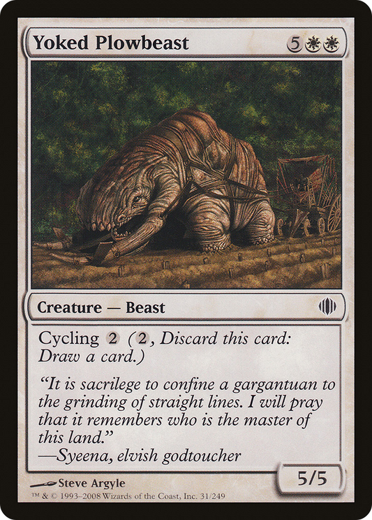 Yoked Plowbeast (ALA-031)  Foil
