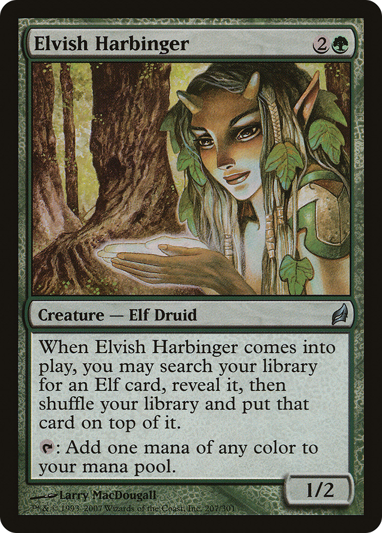 Elvish Harbinger (LRW-207)  Foil