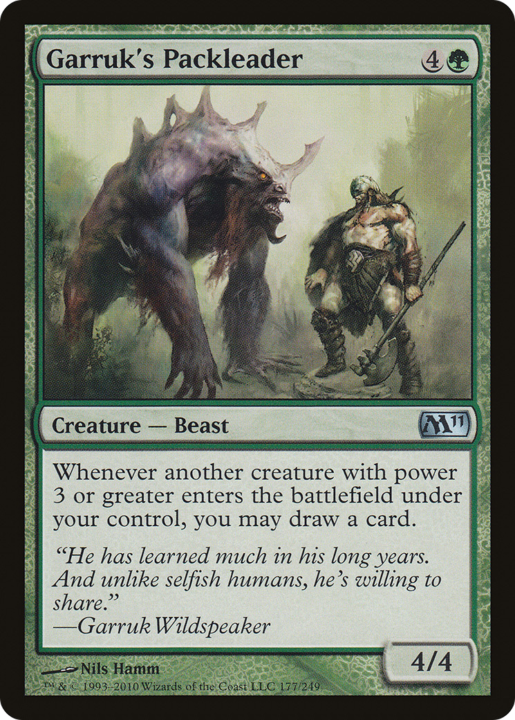 Garruk's Packleader (M11-177)