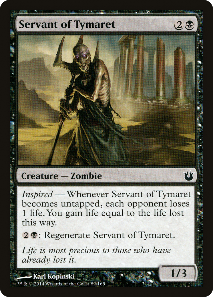 Servant of Tymaret (BNG-082)  Foil