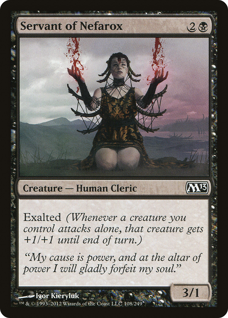 Servant of Nefarox (M13-108)  Foil