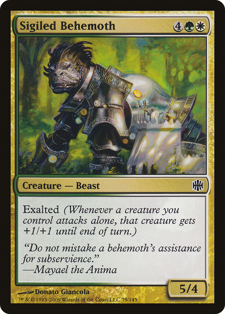 Sigiled Behemoth (ARB-079)  Foil
