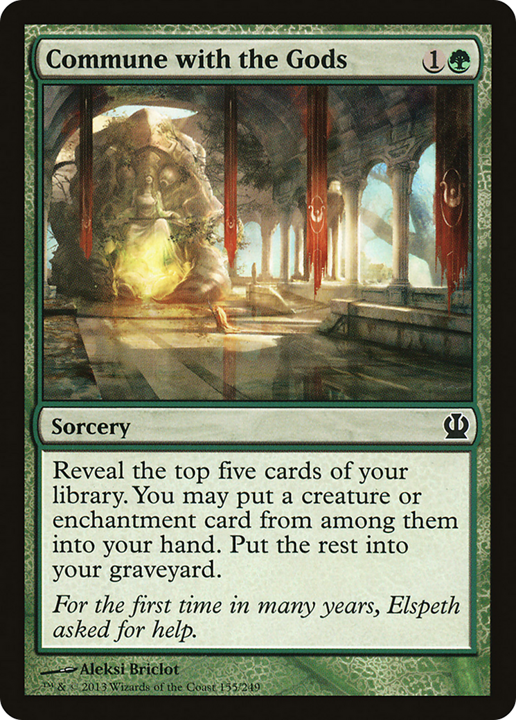 Commune with the Gods (THS-155)  Foil