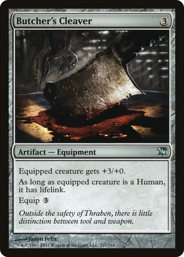 Butcher's Cleaver (ISD-217)  Foil