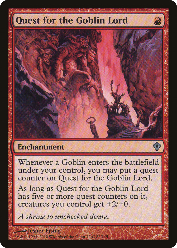 Quest for the Goblin Lord (WWK-086)  Foil