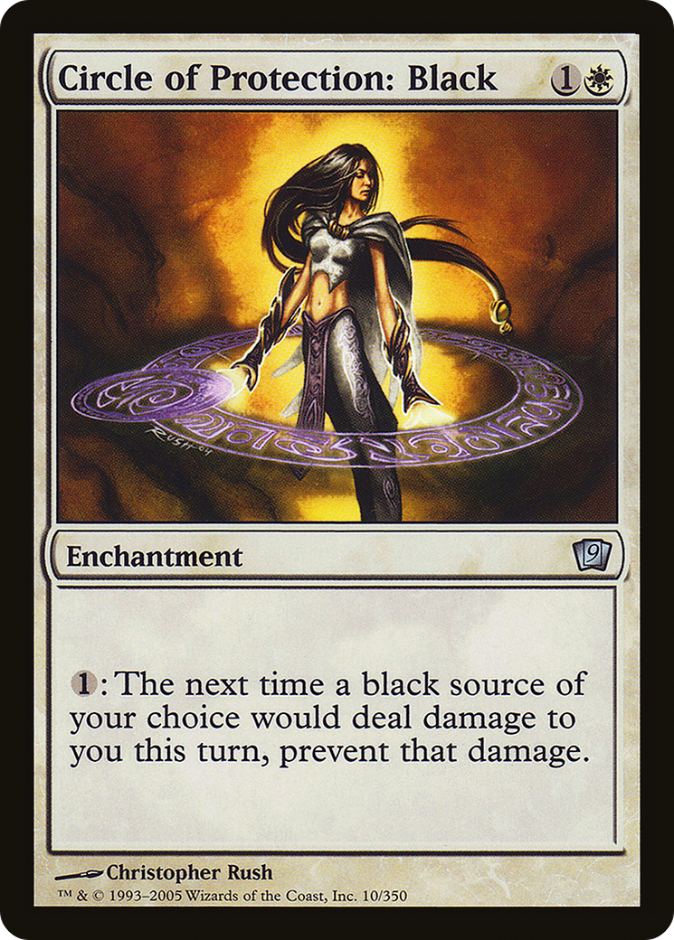 Circle of Protection: Black (9ED-010)  Foil