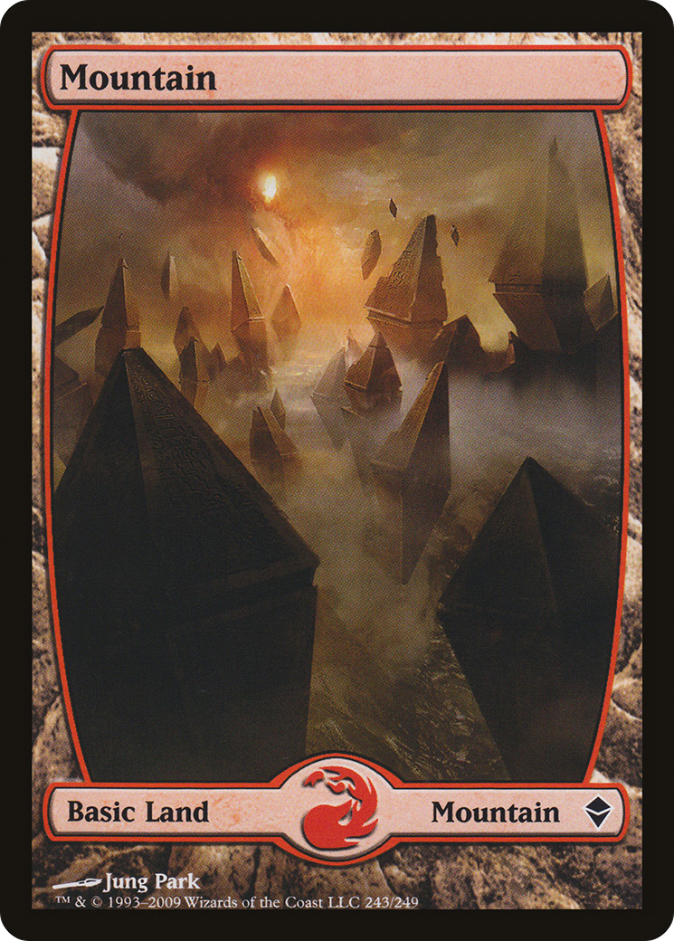 Mountain (243) - Full Art (ZEN-243)  Foil