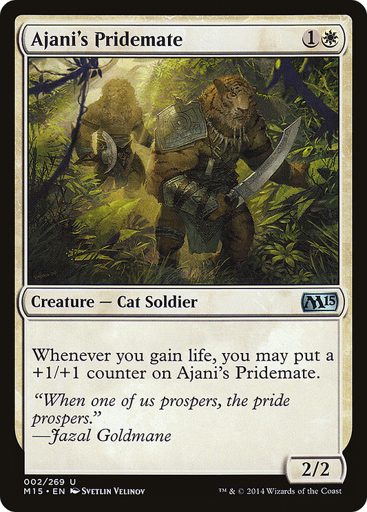 Ajani's Pridemate (M15-002)  Foil