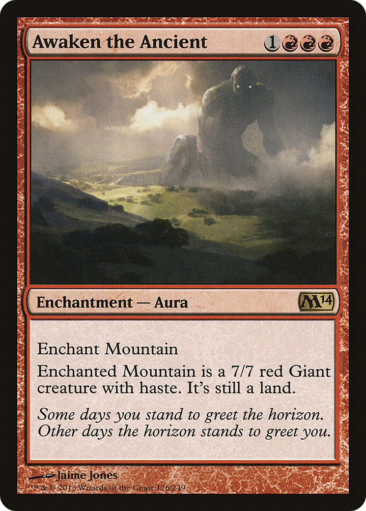 Awaken the Ancient (M14-126)  Foil