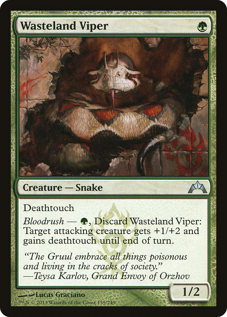 Wasteland Viper (GTC-139)  Foil