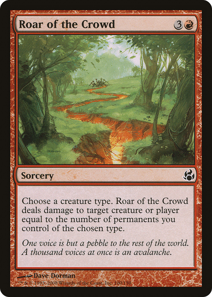 Roar of the Crowd (MOR-100)  Foil