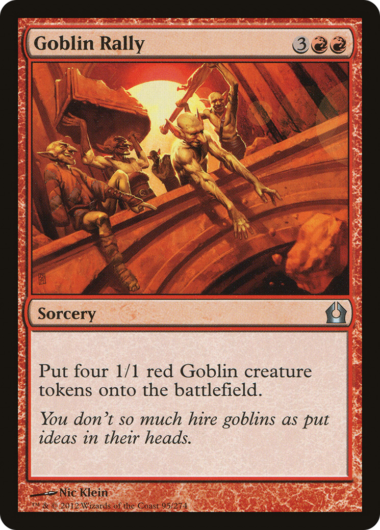 Goblin Rally (RTR-095)  Foil