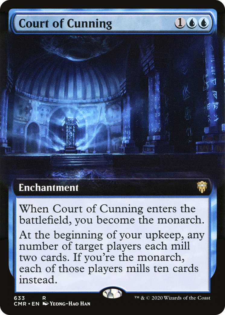Court of Cunning (Extended Art) (CMR-633)  Foil