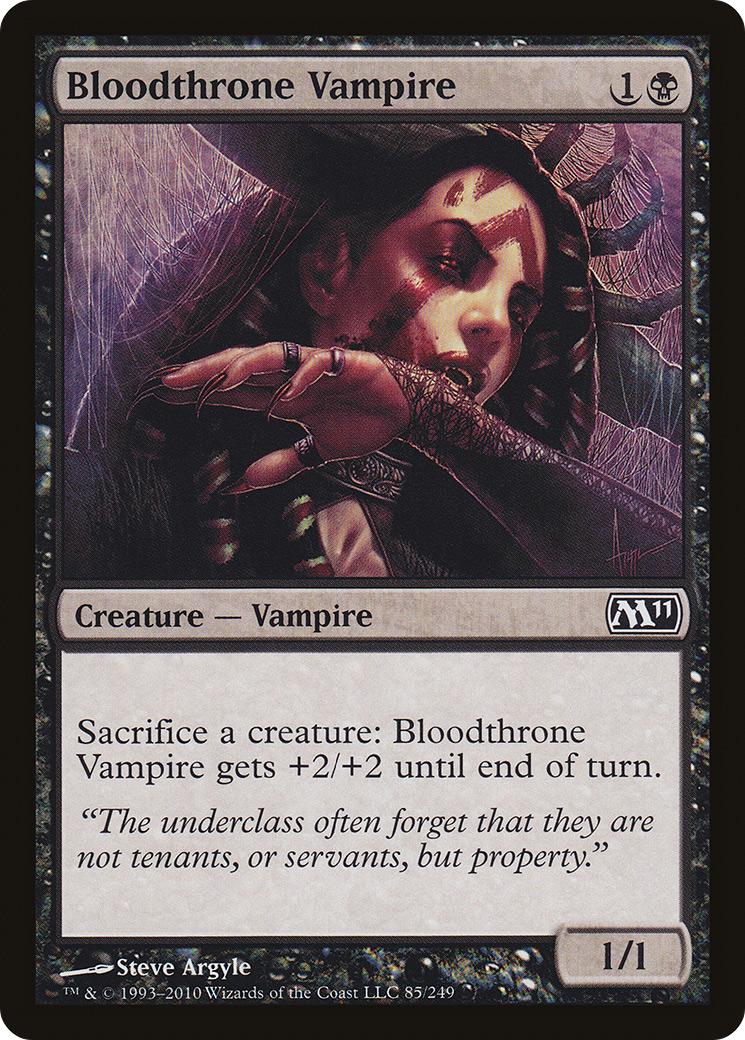 Bloodthrone Vampire (M11-085)  Foil