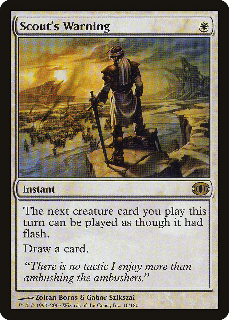 Scout's Warning (FUT-016)  Foil