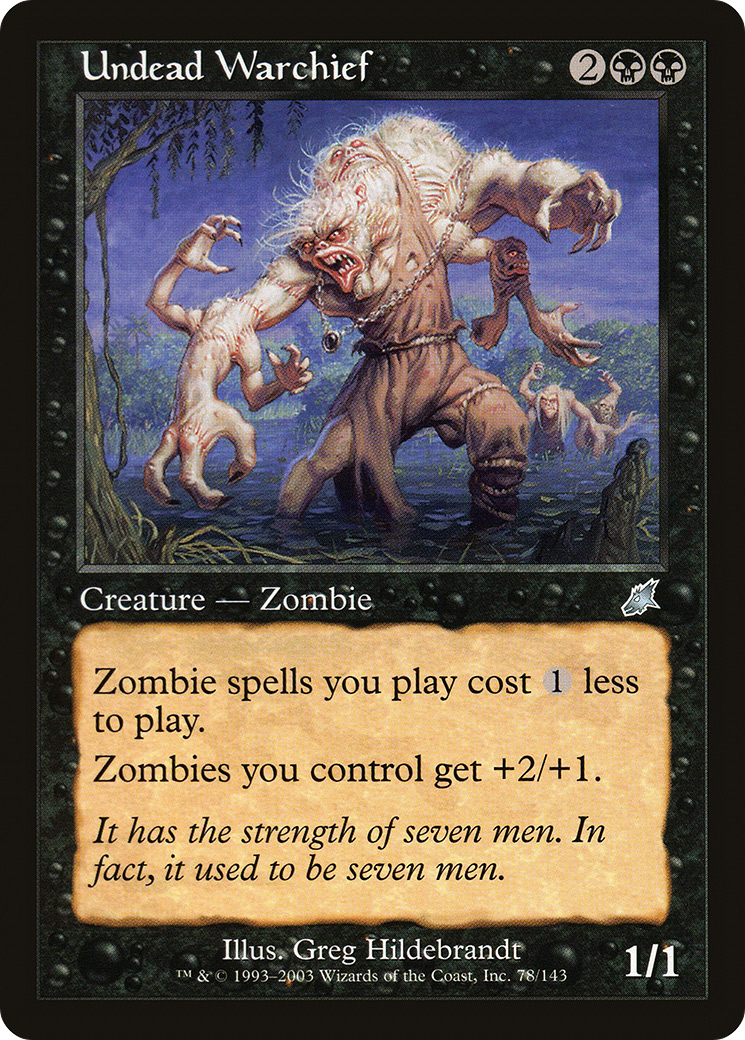 Undead Warchief (SCG-078)  Foil