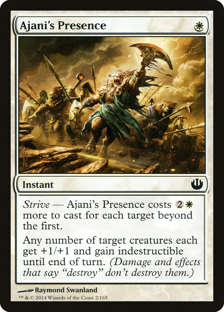 Ajani's Presence (JOU-002)  Foil