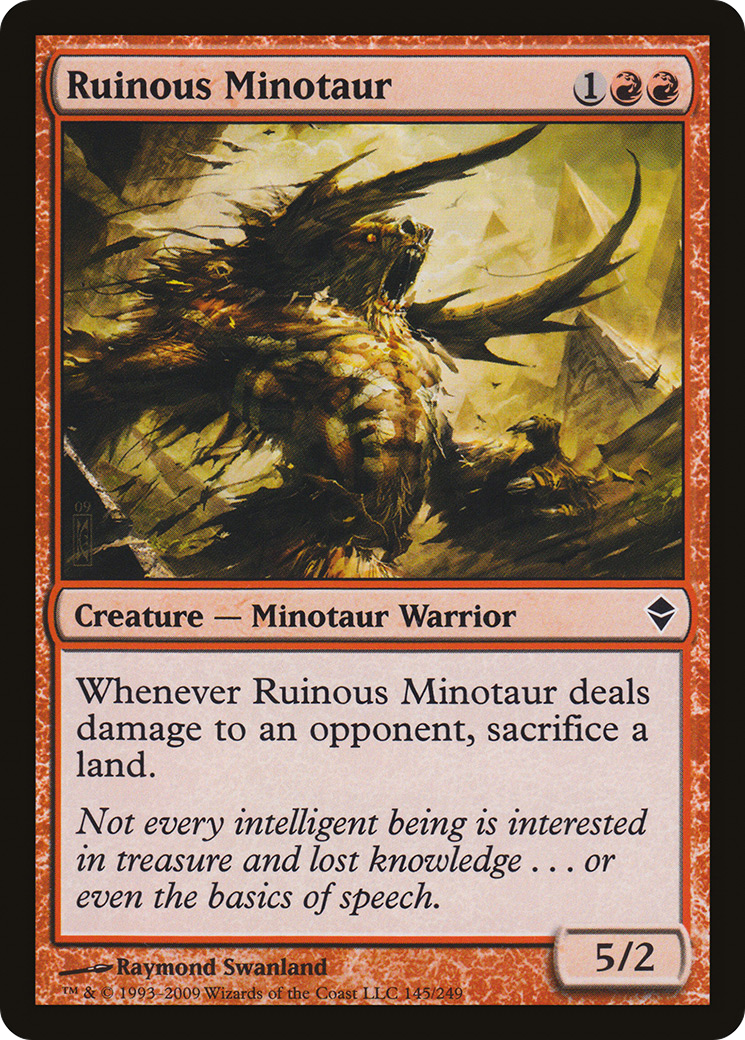 Ruinous Minotaur (ZEN-145)  Foil