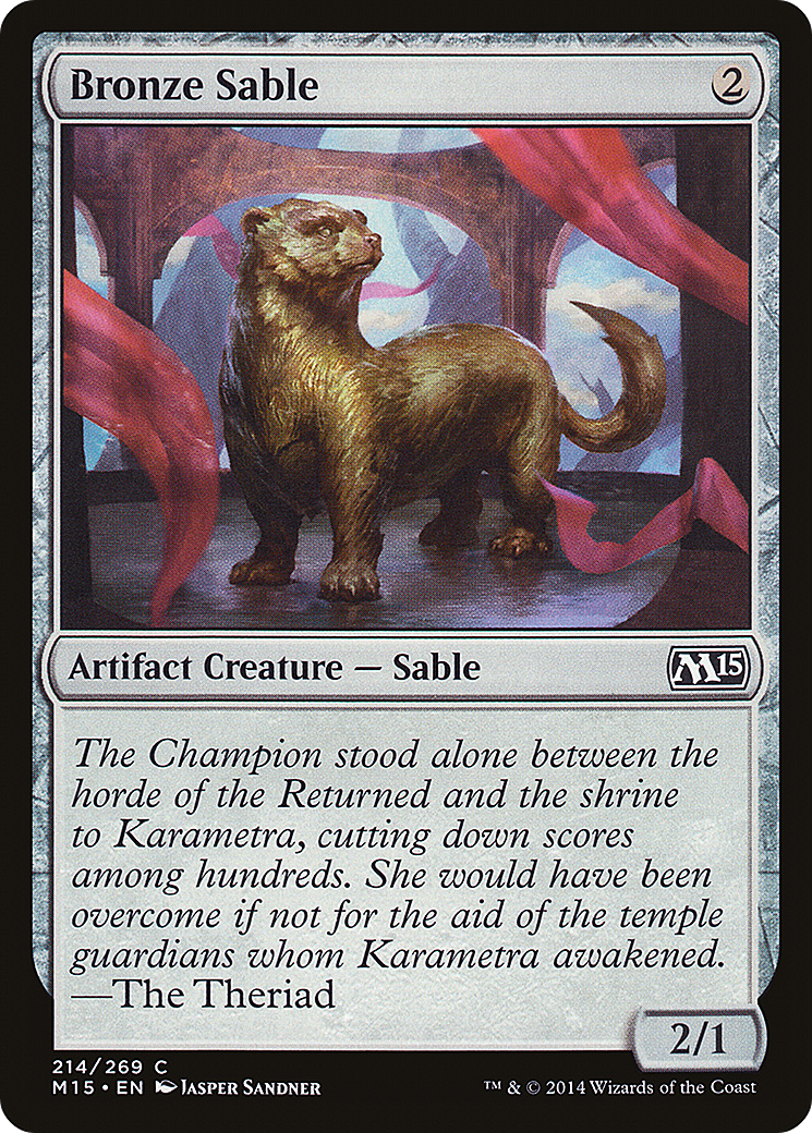 Bronze Sable (M15-214)  Foil