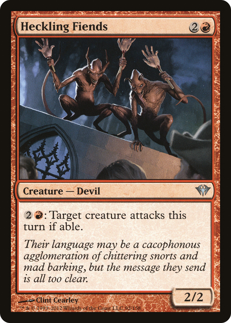 Heckling Fiends (DKA-092)  Foil