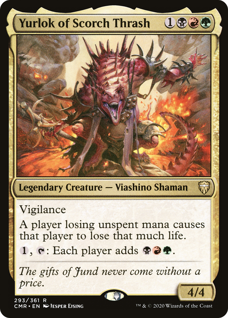 Yurlok of Scorch Thrash (CMR-293)  Foil