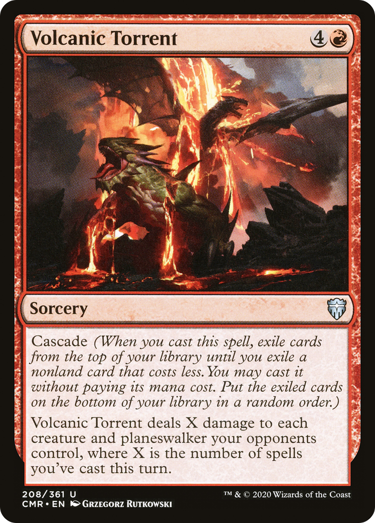 Volcanic Torrent (CMR-208)  Foil