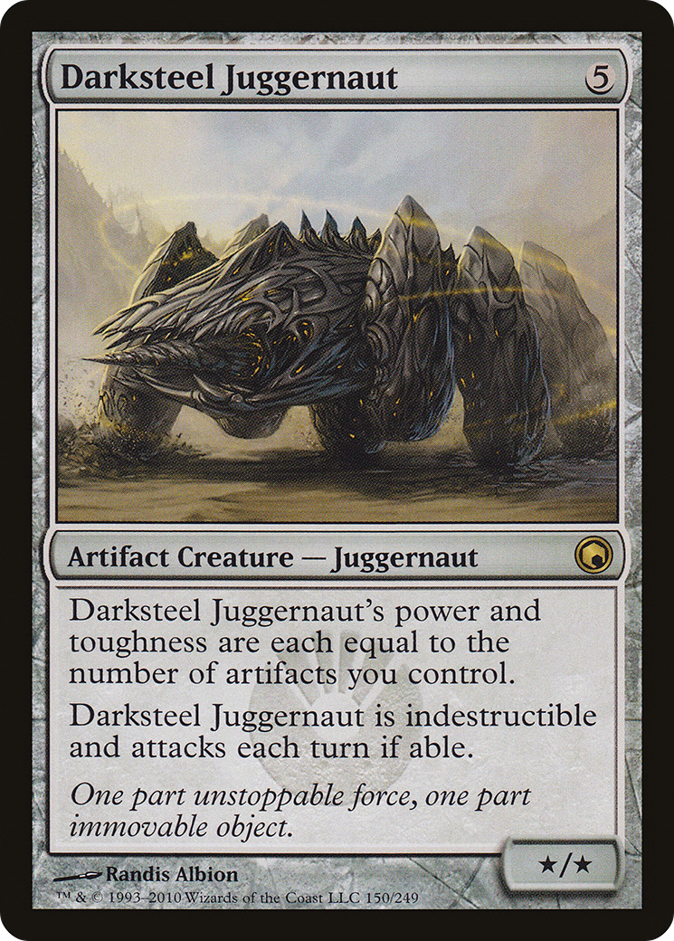 Darksteel Juggernaut (SOM-150)  Foil