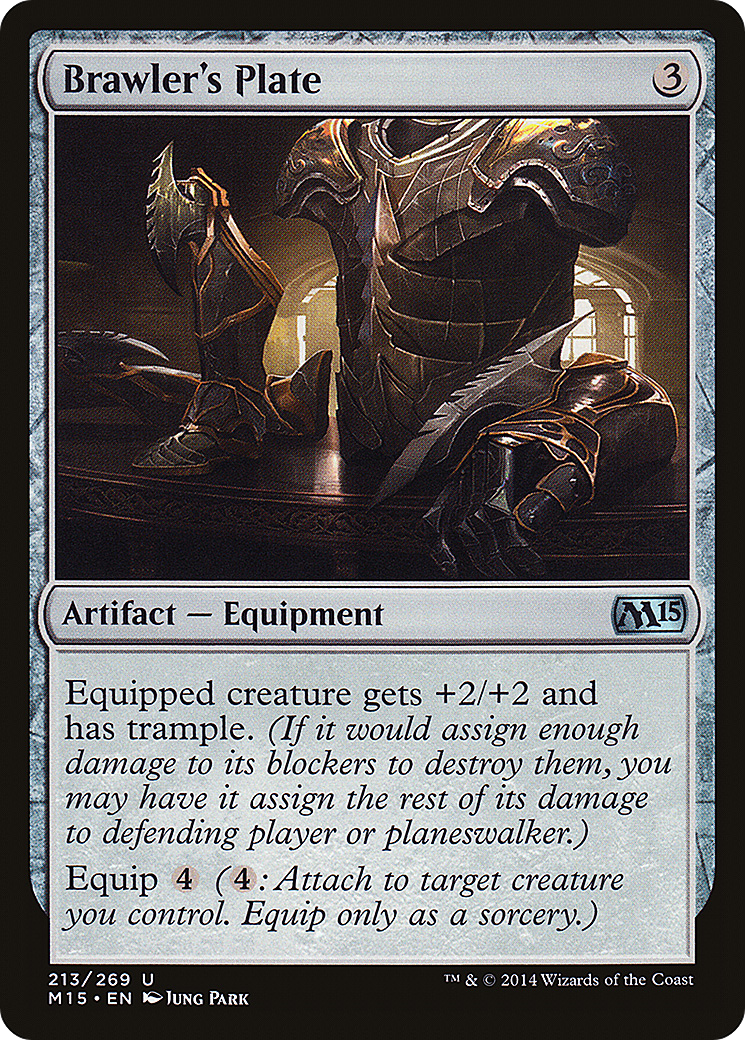 Brawler's Plate (M15-213)  Foil