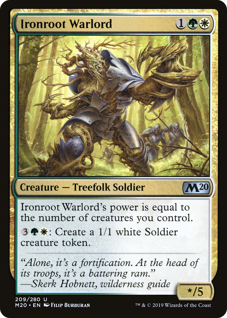 Ironroot Warlord (M20-209)  Foil