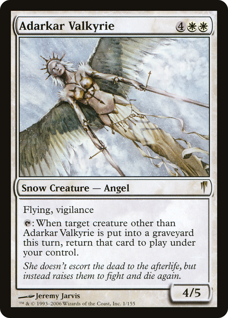 Adarkar Valkyrie (CSP-001)  Foil