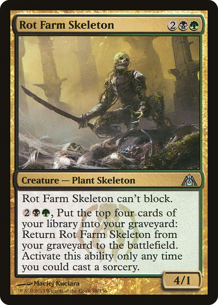 Rot Farm Skeleton (DGM-098)  Foil