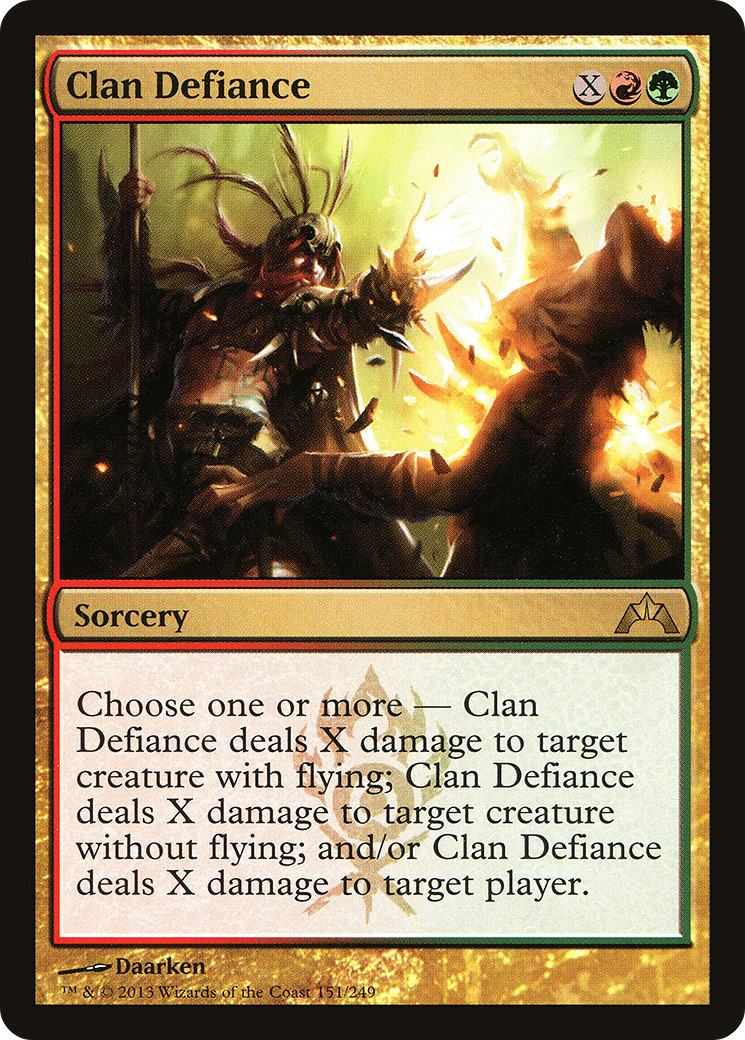 Clan Defiance (GTC-151)  Foil