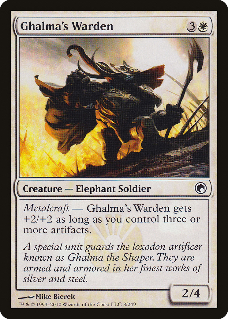 Ghalma's Warden (SOM-008)  Foil