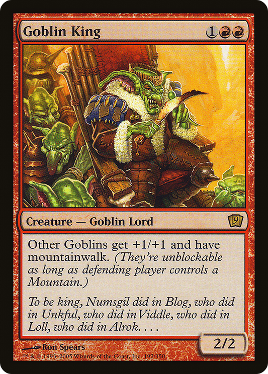 Goblin King (9ED-192)  Foil