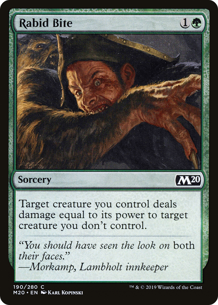 Rabid Bite (M20-190)  Foil