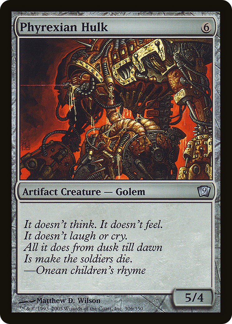 Phyrexian Hulk (9ED-306)  Foil