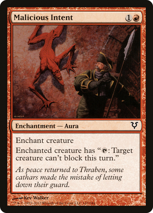 Malicious Intent (AVR-147)