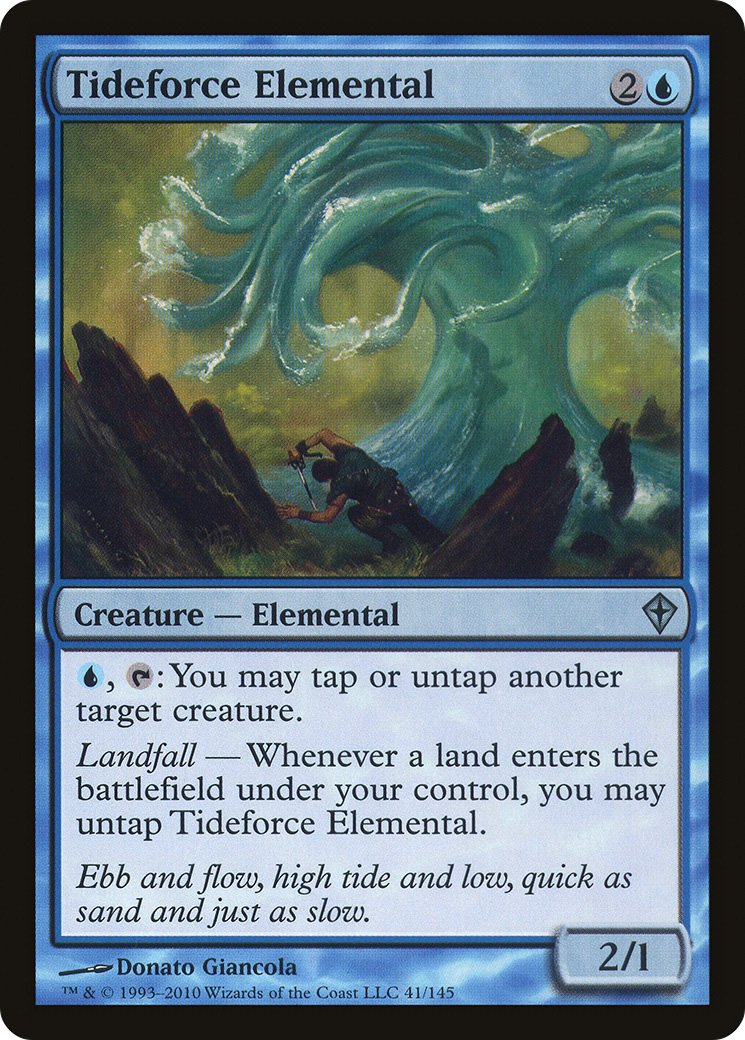 Tideforce Elemental (WWK-041)  Foil
