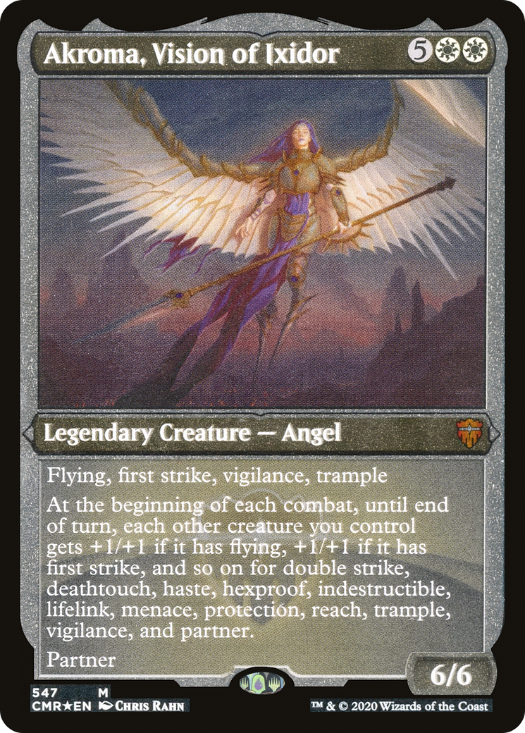 Akroma, Vision of Ixidor (Foil Etched) (CMR-547)  Foil