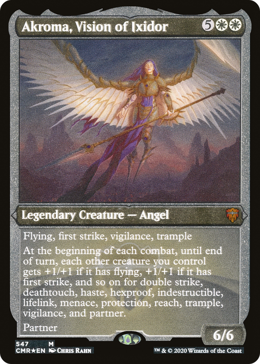 Akroma, Vision of Ixidor (Foil Etched) (CMR-547)  Foil