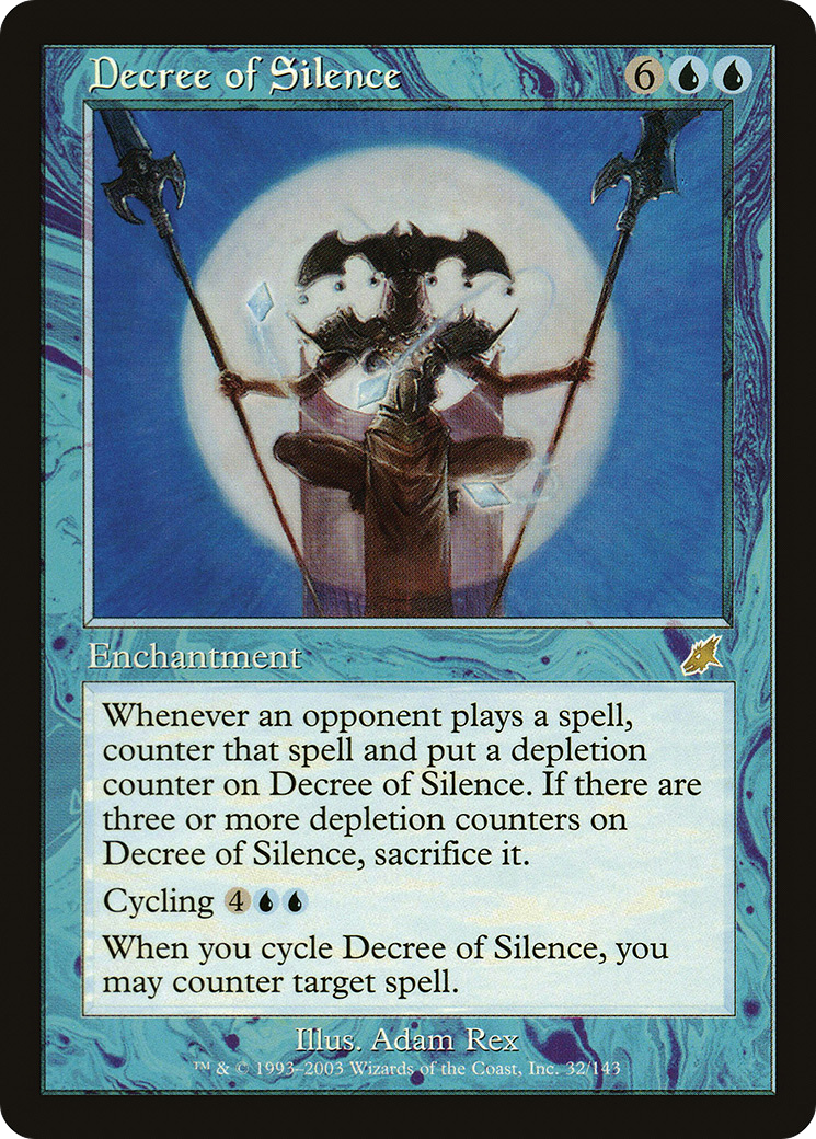 Decree of Silence (SCG-032)  Foil
