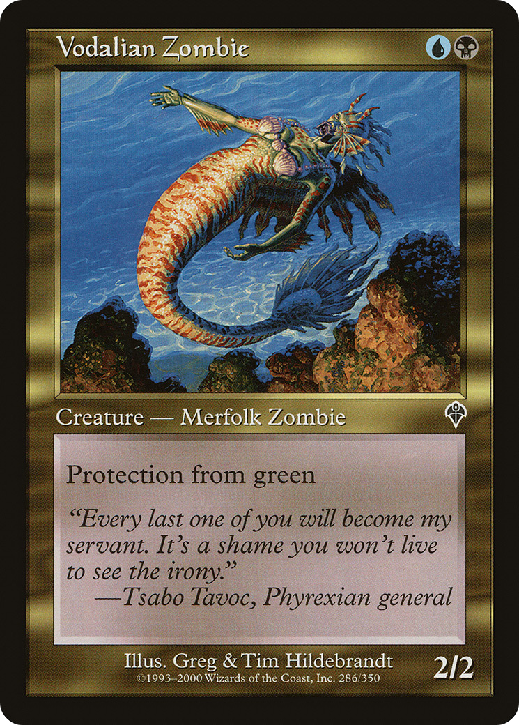 Vodalian Zombie (INV-286)  Foil