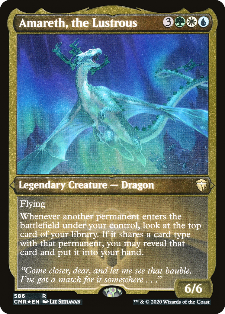 Amareth, the Lustrous (Foil Etched) (CMR-586)  Foil