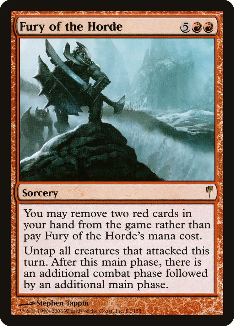 Fury of the Horde (CSP-081)  Foil