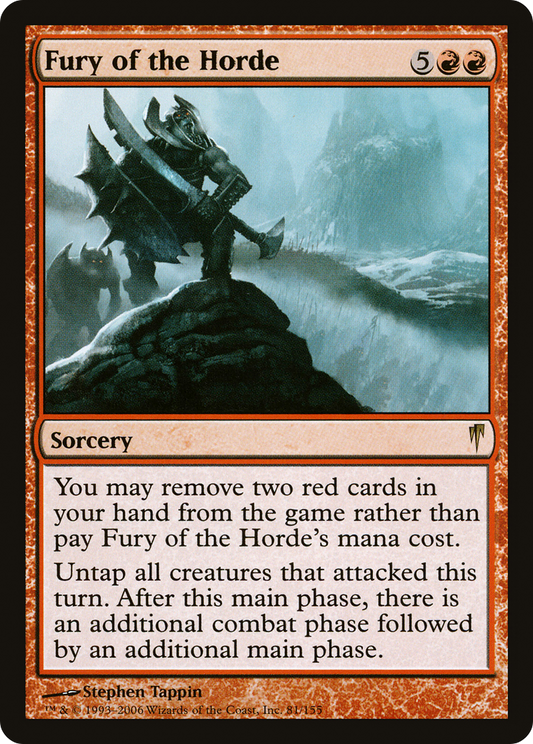 Fury of the Horde (CSP-081)  Foil