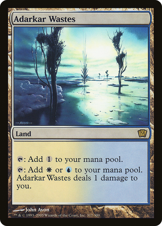 Adarkar Wastes (9ED-317)  Foil