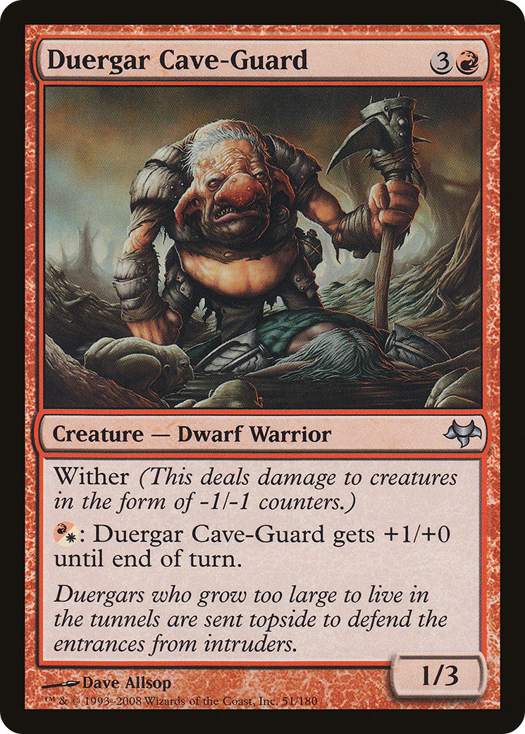 Duergar Cave-Guard (EVE-051)  Foil